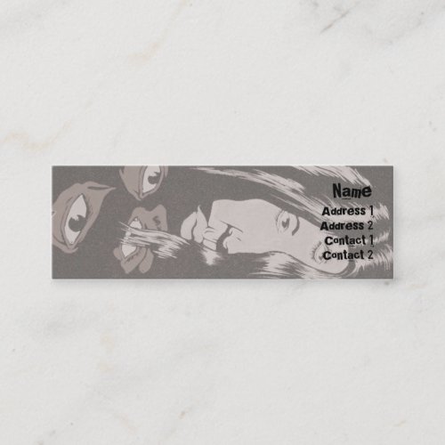 Eyes - Skinny Business Card Template