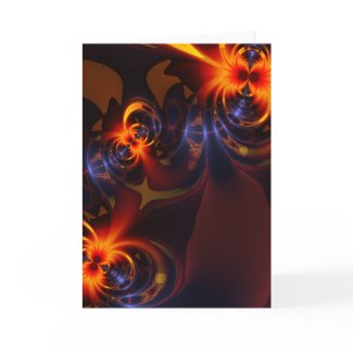 Eyes & Swirls – Amber & Indigo Delight Cards