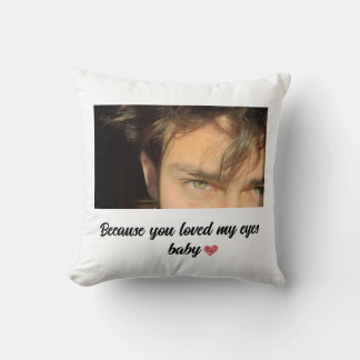 Eyes t-shirt gift throw pillow