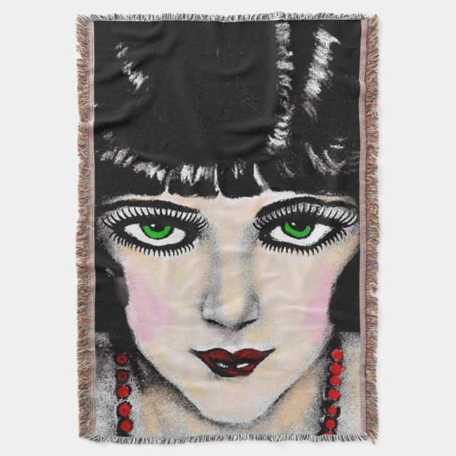 eyes that charm throw blanket (Front Vertical)