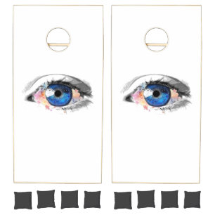EYES Zazzle_Growshop. Cornhole Set