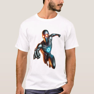 Eyesman - Futuristic Heroic Leap T-Shirt