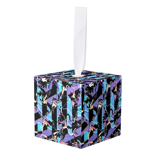 Eyesore  cube ornament (Front Angled)