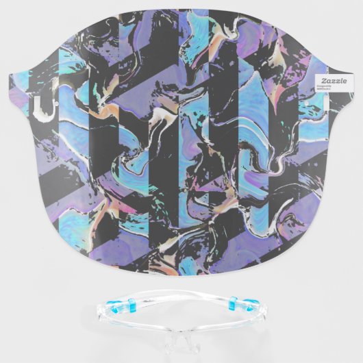 Eyesore  face shield (Front w/Glasses)