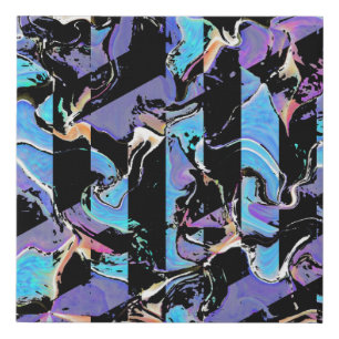 Eyesore  faux canvas print