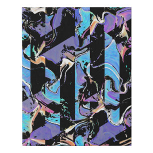 Eyesore faux canvas print