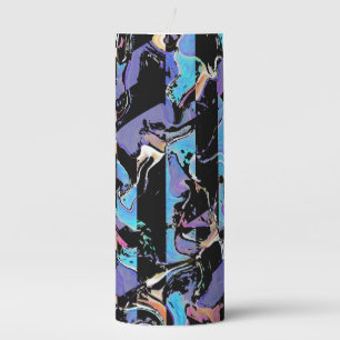 Eyesore pillar candle