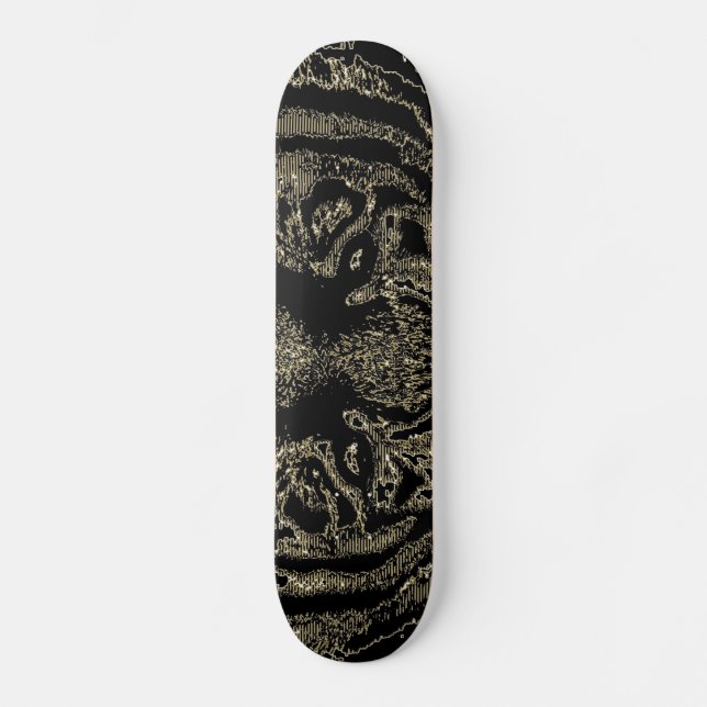 Eyes's Tiger 3 - Fine Art Skateboard (Front)