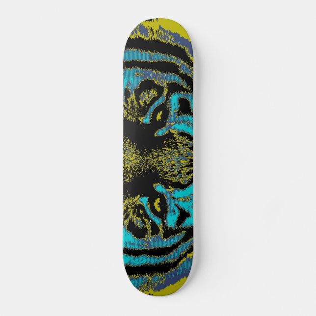 Eyes's Tiger - Fine Art Skateboard Deck (Front)