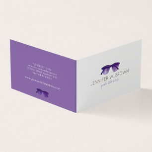 Eyewear Eye Care Optometrist Business Card