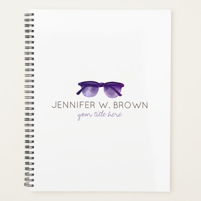 Eyewear Specialist Eye Glasses Spectacles Planner (Front)