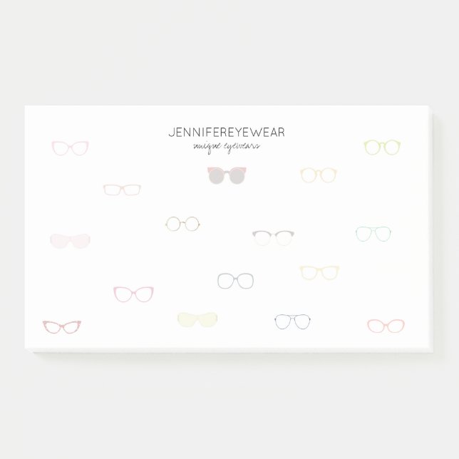 Eyewear Specialist Glasses Store Post-it Notes (Front)