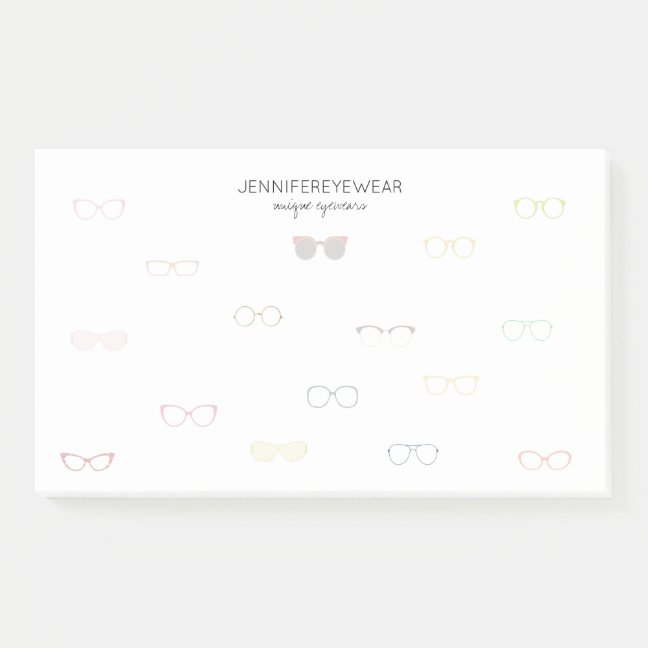 Eyewear Specialist Glasses Store Post-it Notes