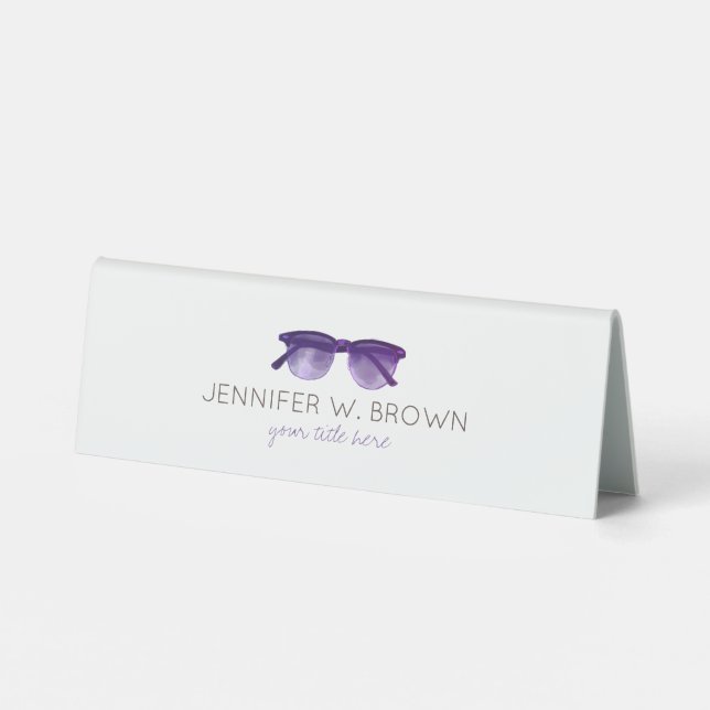 Eyewear Specialist Ophthalmologist Table Tent (Back)