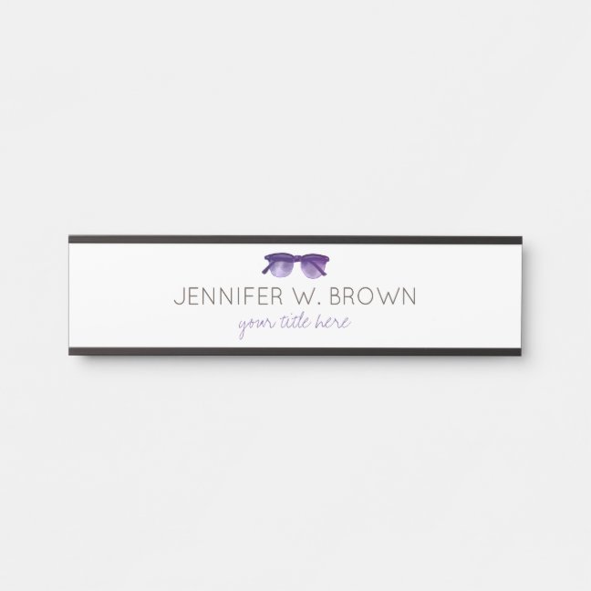 Eyewear Specialist Optometrist Eye Doctor Glasses Door Sign