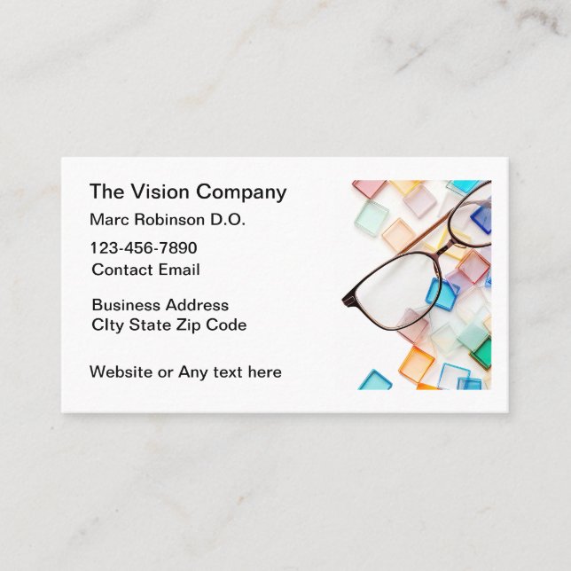 Eyewear Vision Card Eye Doctor (Front)