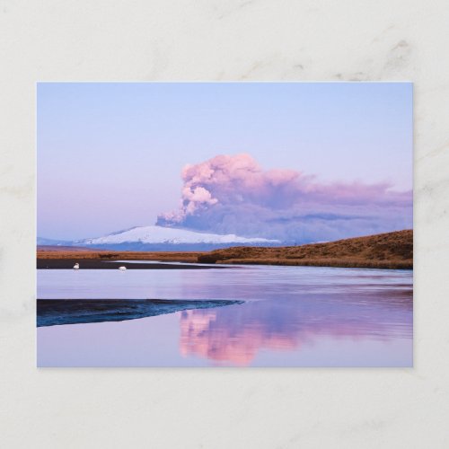 Eyjafjalla Glacier erruption 5 Postcard