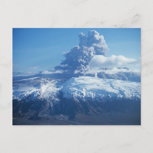 Eyjafjallajkull Volcanic Eruption Iceland Postcard