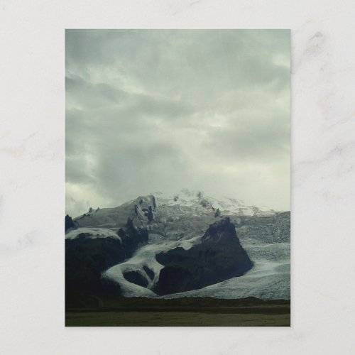 Eyjafjallajokull Vulcano with Glacier postcard
