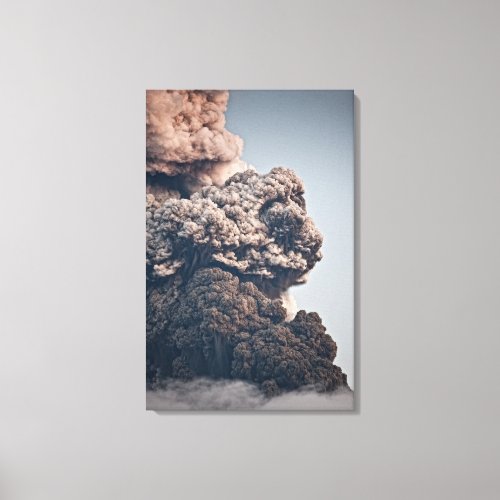 Eyjafjalljokull Volcanic Eruption Canvas Print