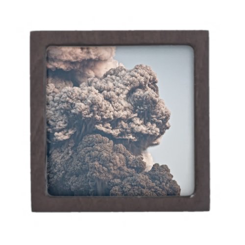 Eyjafjalljokull Volcanic Eruption Keepsake Box