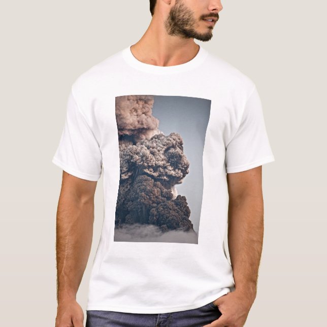 Eyjafjalljokull Volcanic Eruption T-Shirt (Front)