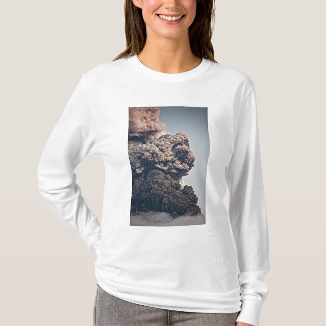 Eyjafjalljokull Volcanic Eruption T-Shirt (Front)