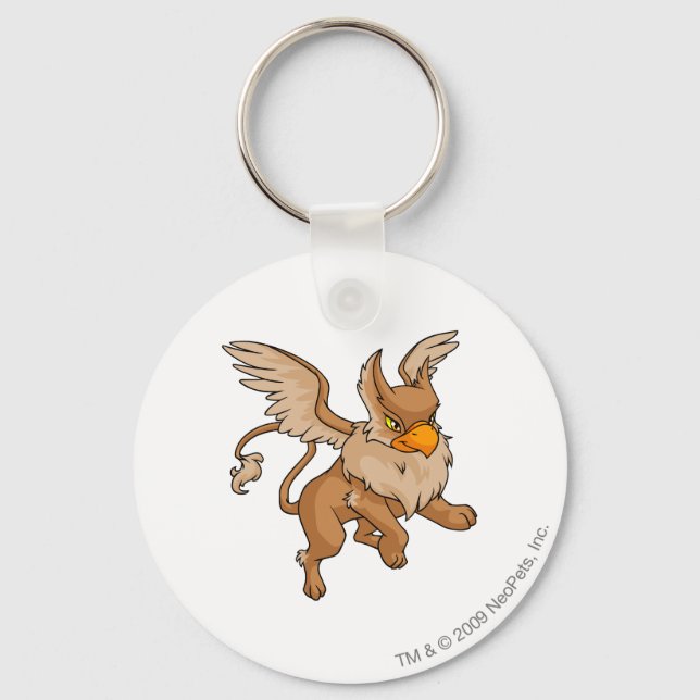 Eyrie Brown Keychain (Front)