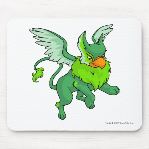 Eyrie Green Mouse Pad