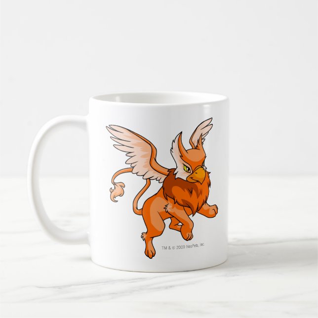 Eyrie Orange Coffee Mug (Left)