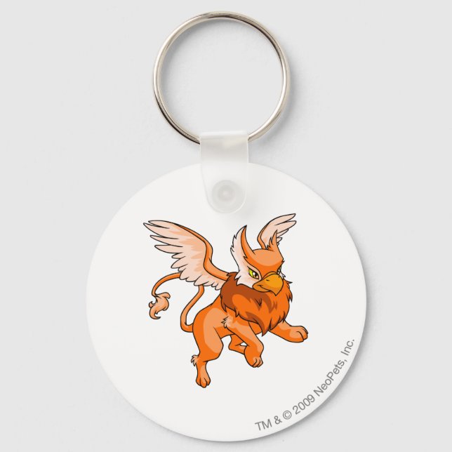 Eyrie Orange Keychain (Front)