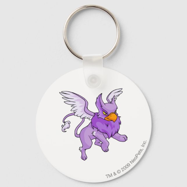 Eyrie Purple Keychain (Front)