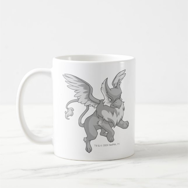 Eyrie Silver Coffee Mug (Left)