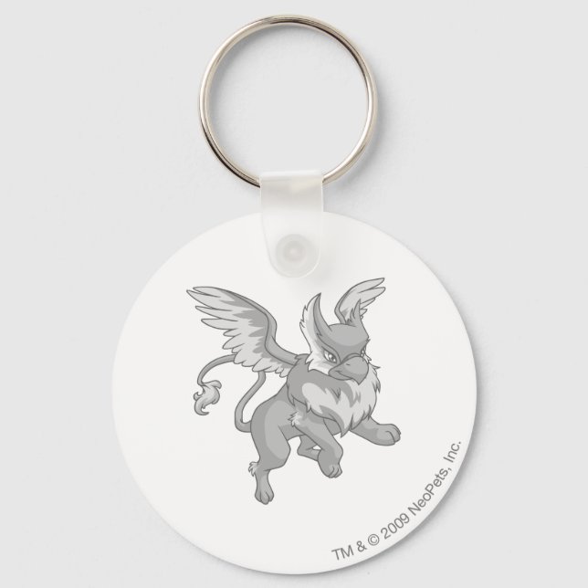 Eyrie Silver Keychain (Front)