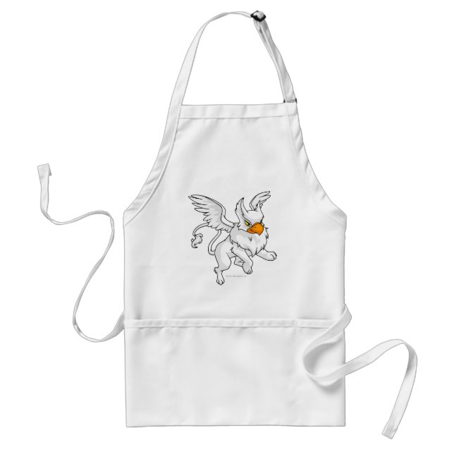 Eyrie White Adult Apron (Front)
