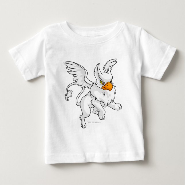 Eyrie White Baby T-Shirt (Front)