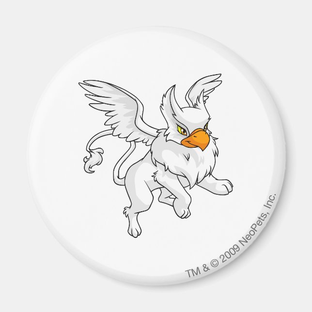 Eyrie White Magnet (Front)