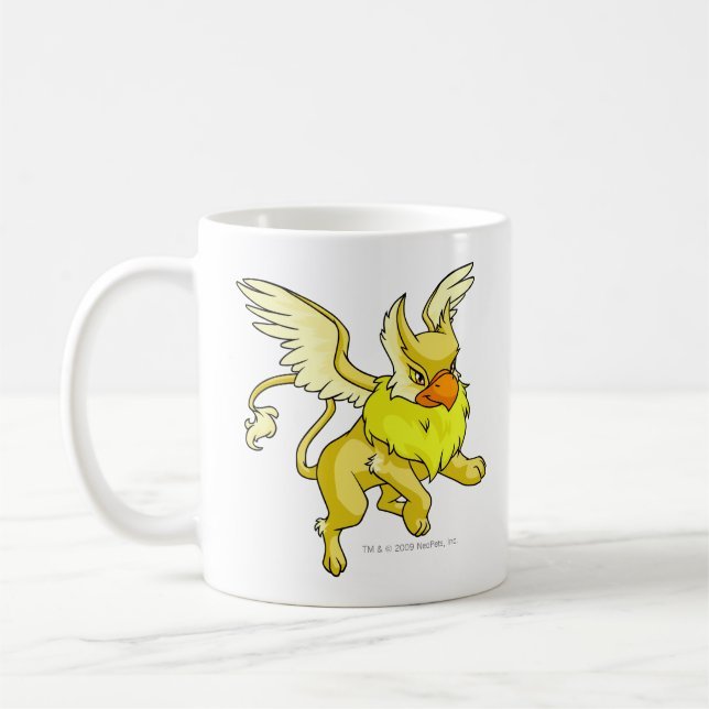 Eyrie Yellow Coffee Mug (Left)