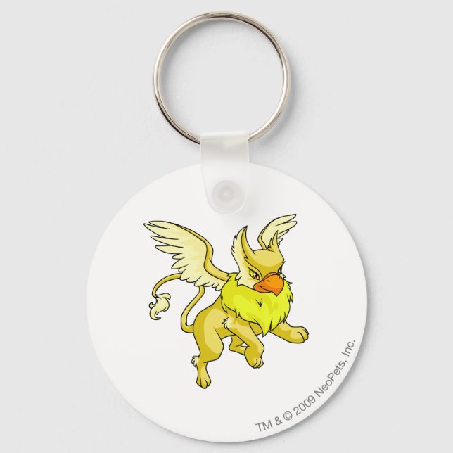 Eyrie Yellow Keychain (Front)