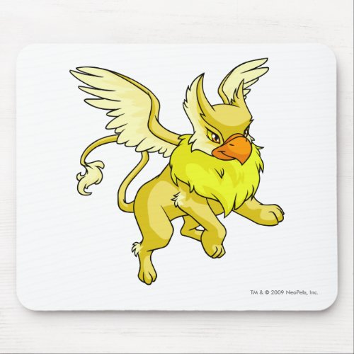 Eyrie Yellow Mouse Pad