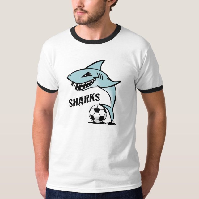 EYSC Sharks Ringer T-shirt (Front)