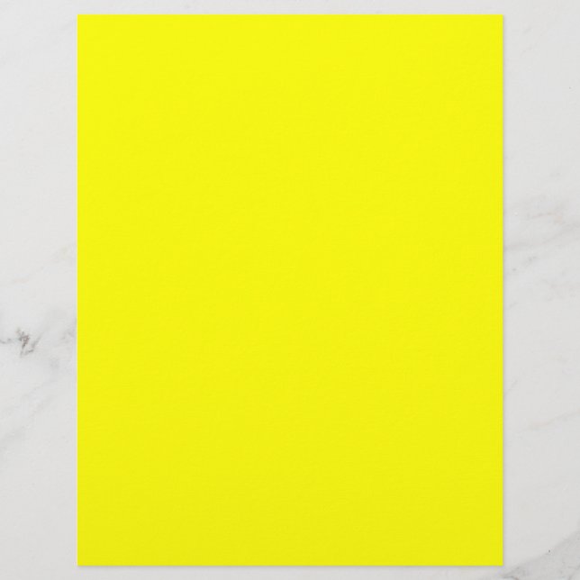 EZ-C Bold Yellow Writing Paper/Letterhead (Front)