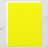 EZ-C Bold Yellow Writing Paper/Letterhead (Front/Back)