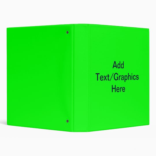 EZ-C Bright Green 3 Ring Binder