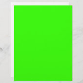 EZ-C Bright Green Writing Paper/Letterhead (Front/Back)