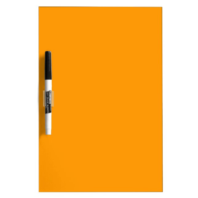 EZ-C Bright Orange Dry Erase Board (Front)