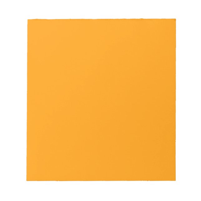 EZ-C Bright Orange Notepad (Front)