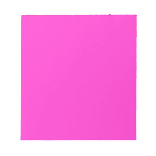 EZ-C Bright Pink Notepad (Front)