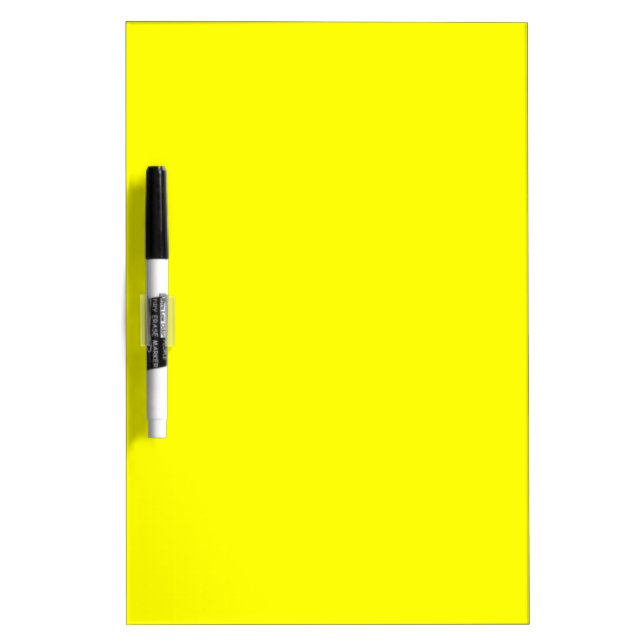 EZ-C Bright Yellow Dry Erase Board (Front)