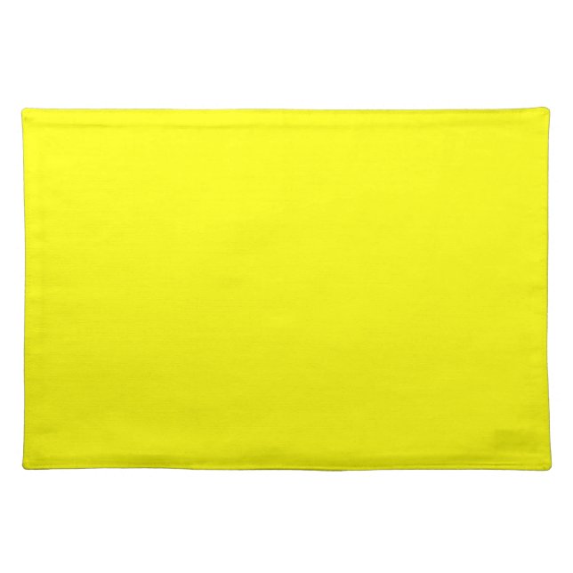 EZ-C Bright Yellow Placemat (Front)